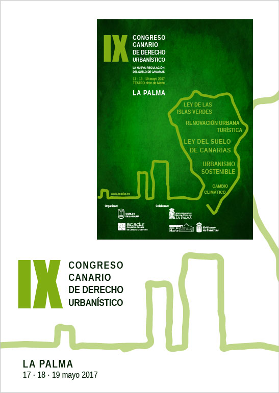 Conferencias y Ponencias del IX Congreso Canario de Derecho Urbanístico