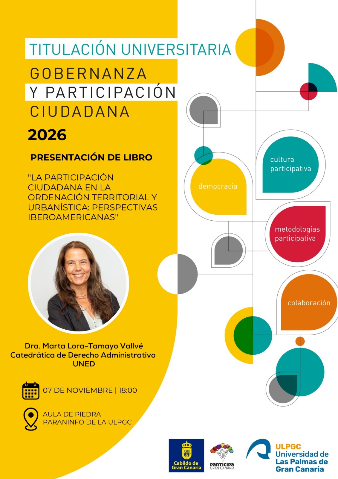 Presentación del libro 'La Participación ciudadana en la Ordenación Territorial y Urbanística: perspectivas iberoamericanas'