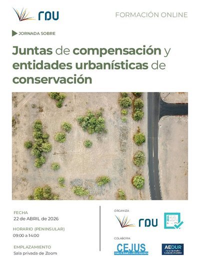 'Juntas de compensación y entidades urbanísticas de conservación